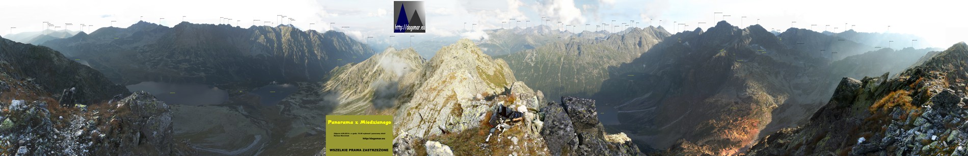 panorama z Miedzianego